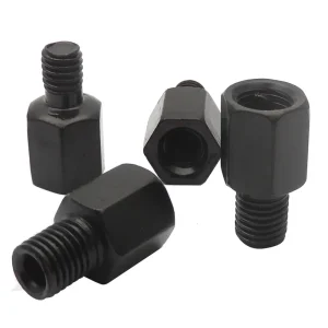 Par de adaptadores conversores para espelhos de haste rosca/parafuso M10 M8