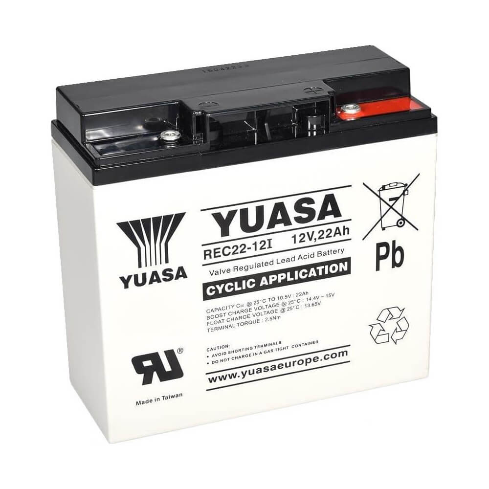 Bateria GS Yuasa REC22-12 12V 22Ah AGM Selada VRLA