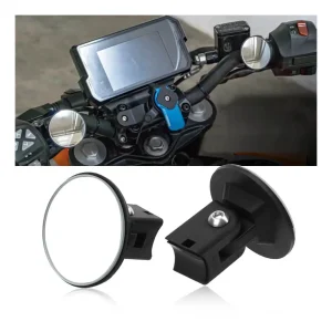 Mini Espelhos Retrovisores Convexos Universais Moto