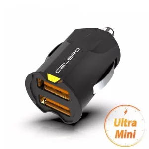 Adaptador USB duplo minimalista isqueiro carro moto