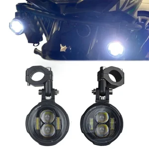 Par de Faróis Auxiliares LED 100W - Luz Branca 6000K