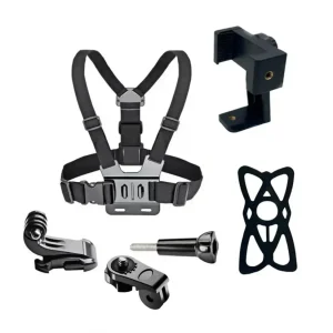 Suporte de colete para telemóvel - Rotação 360° compatível GoPro