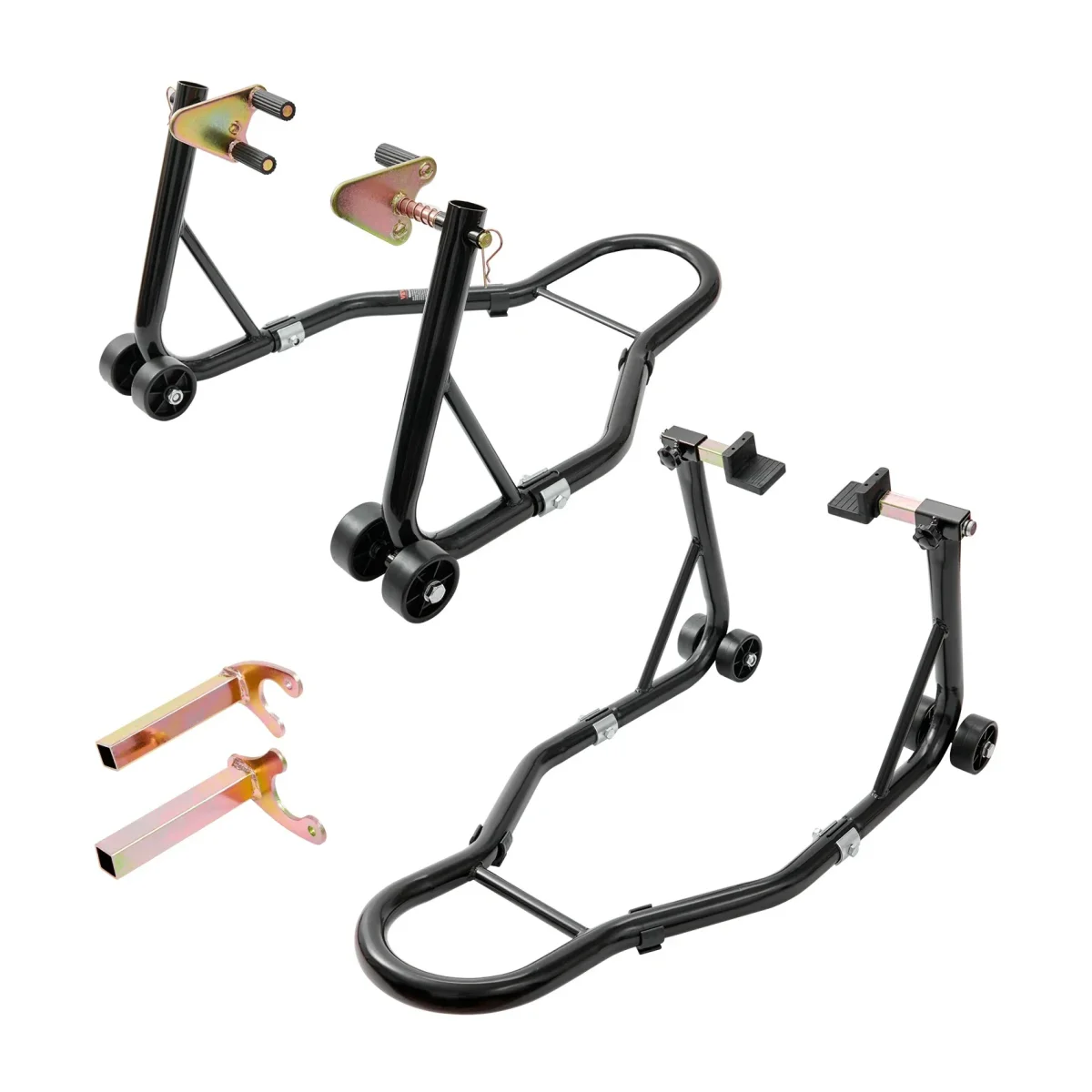Cavalete elevador para moto - Suporte dianteiro e traseiro 385 kg