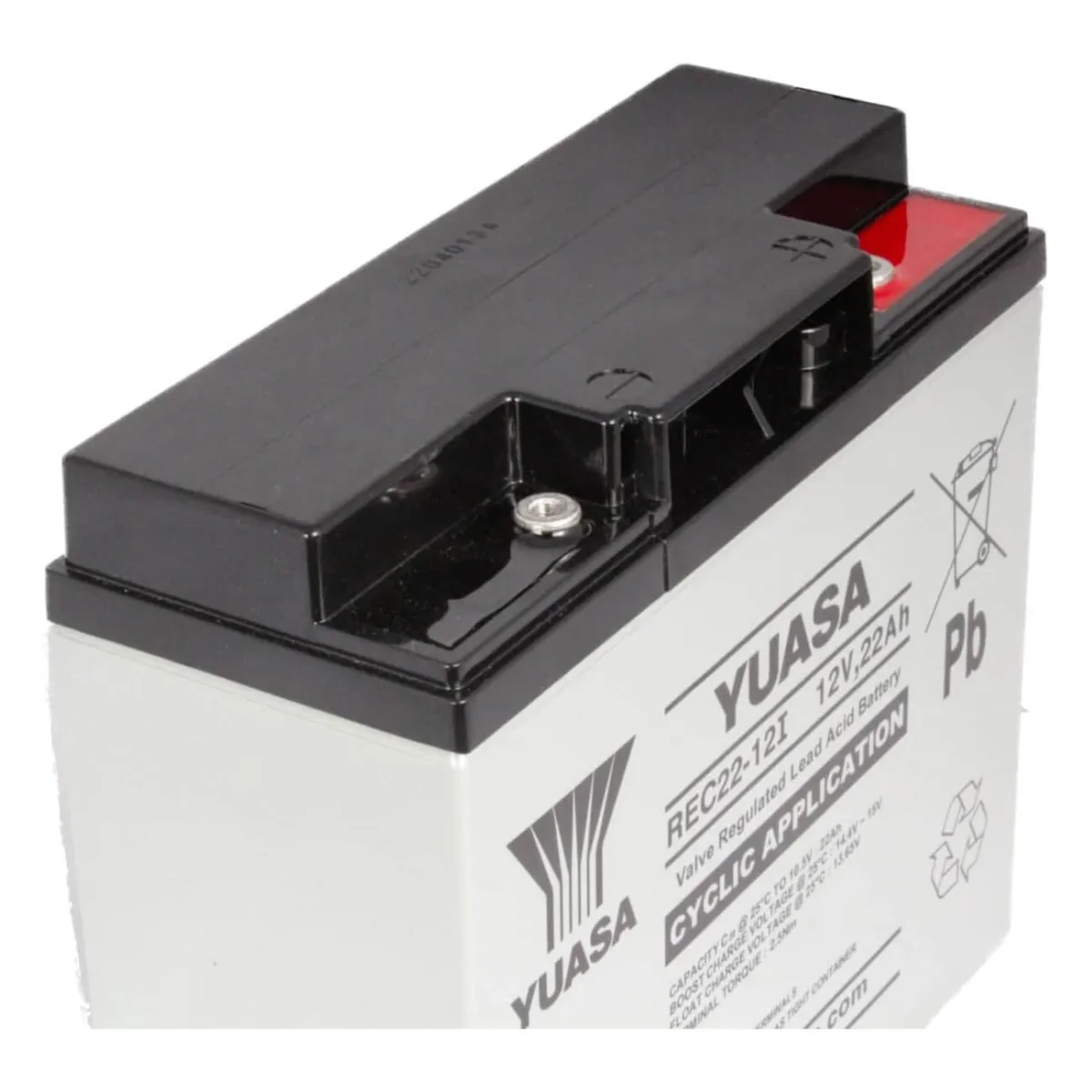 Bateria GS Yuasa REC22-12 12V 22Ah AGM Selada VRLA - Image 4