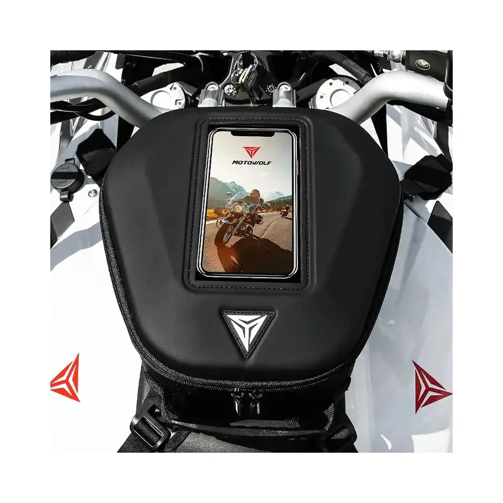 Bolsa de depósito magnética para moto - Multifuncional e impermeável - Image 4