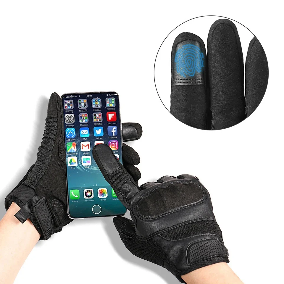 Luvas moto com proteções anti-escorregadias M L XL - Image 5