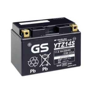 Bateria GS GTZ14S 12V 11.2Ah - Alta Performance para Moto
