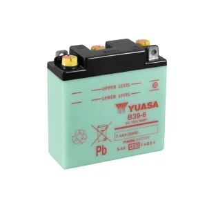 Bateria GS Yuasa B39-6 6V 7.4Ah | Moto Clássica