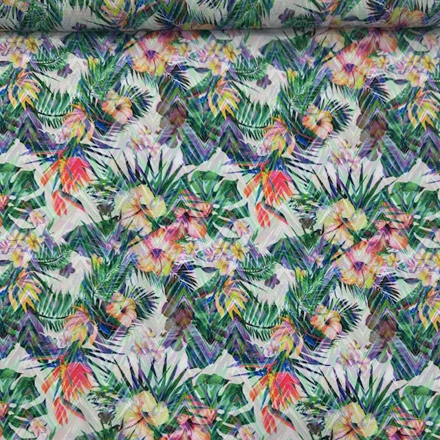 Crepe Bubble Tropical