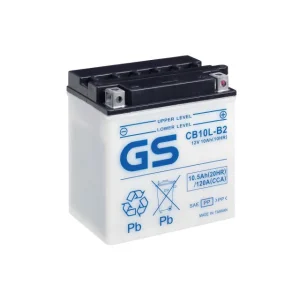 Bateria GS CB10L-B2 12V 11Ah - Bateria de Moto c/ Ácido