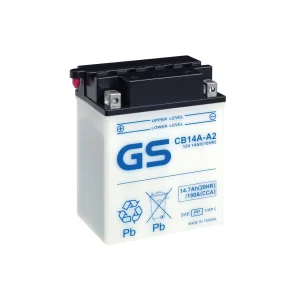 Bateria GS CB14A-A2 12V 14.7Ah - Convencional para Moto