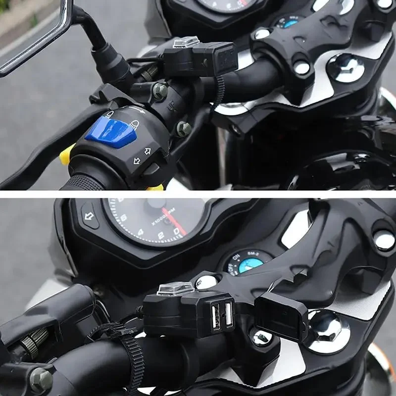 Carregador USB Duplo para Moto com Interruptor ON/OFF - Image 6