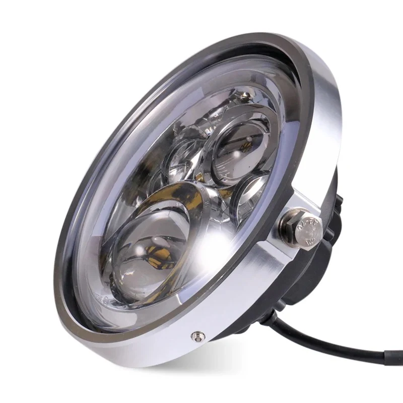 Aro de suporte para faróis frontais LED cafe racer - Image 7