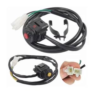 Comutador multifunções botão redondo 22 mm moto