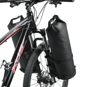 Bagagem alforges BTT bainhas - 2 sacos 7 L com suportes