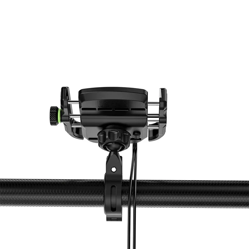 Suporte de Telemóvel para Moto com Carregador Rápido USB 3.0 - Universal - Image 4