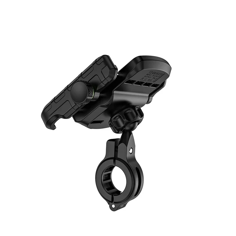 Suporte de Telemóvel para Moto com Carregador Rápido USB 3.0 - Universal - Image 5