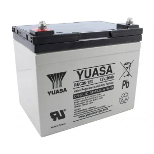 Bateria GS Yuasa REC36-12 12V 36Ah AGM Selada VRLA