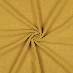 Tecido Linho Viscose – Amarelo Ouro