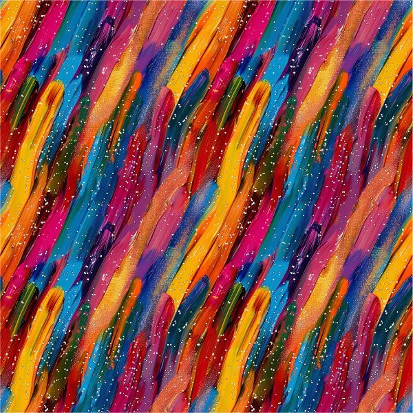 Lycra Estampada – Paint Color