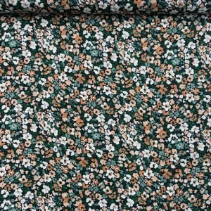 Viscose Little Flower – Verde