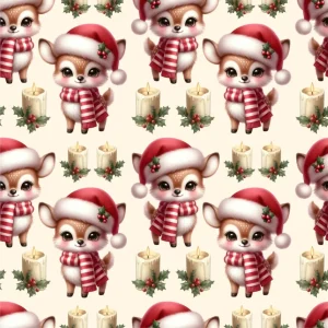 Tecido Popeline Natal Rena – Cru