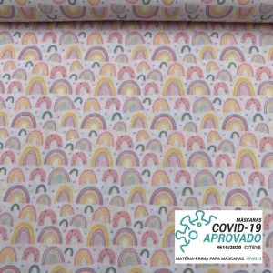 Tecido Covid – Arco Íris