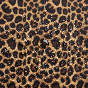 Tecido Nylon Impermeável Animal Leo Bege