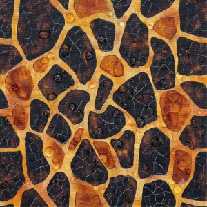 Tecido Nylon Impermeável Girafa