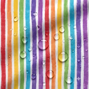 Tecido Nylon Impermeável Riscas 1 cm Multicolor