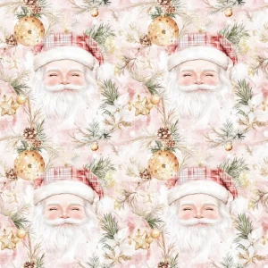 Tecido Decoração Policanvas Pai Natal