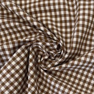 Tecido Vichy – Castanho 6mm