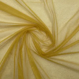 Tule Glitter – Amarelo/Prata