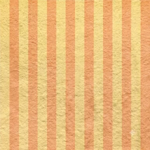 Turco p/ Toalhas Riscas 2 cm Amarelo Claro e Laranja Claro