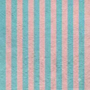 Turco p/ Toalhas Riscas 2 cm Turco Toalhas Riscas 2 cm Turquesa e Rosa Claro