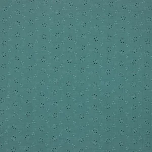 Musselina Bordado Inglês – Verde