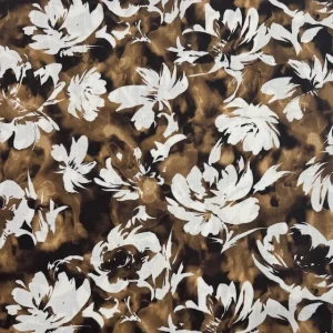 Viscose Flor c/ Elastano – Camel