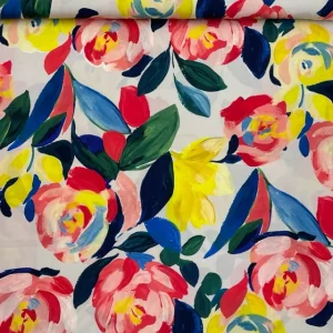 Viscose Digital Rose – Bege