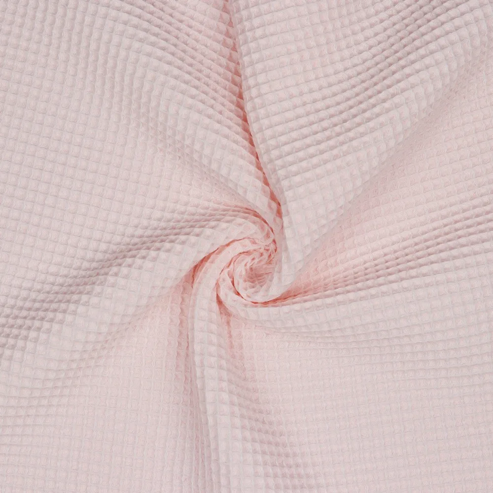 Tecido Waffle – Rosa Claro