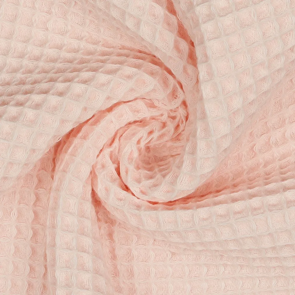 Tecido Waffle – Rosa Claro - Image 4