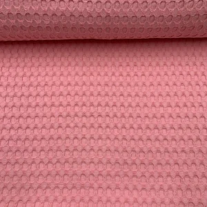 Tecido Big Waffle – Rosa Claro