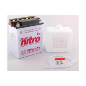 Bateria Nitro NB12A-A 12V 12Ah | com Eletrólito | Moto