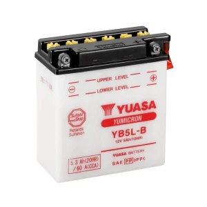 Bateria Yuasa YB5L-B 12V 5.3Ah - Convencional para Moto